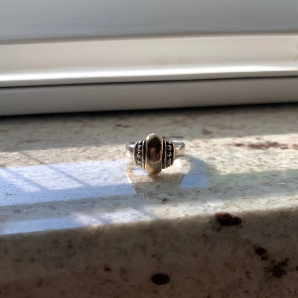 James Avery 14k thatch ring